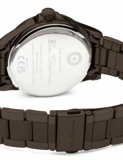 Men's Bracelet Watch, 41mm - Black/Black/Black -clothing Shop BS057BMb