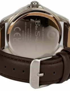 Men's Strap Watch, 41mm - Brown/Grey/Silver 5 Men's Strap Watch, 41mm - Brown/Grey/Silver -clothing Shop BS057BRb scaled