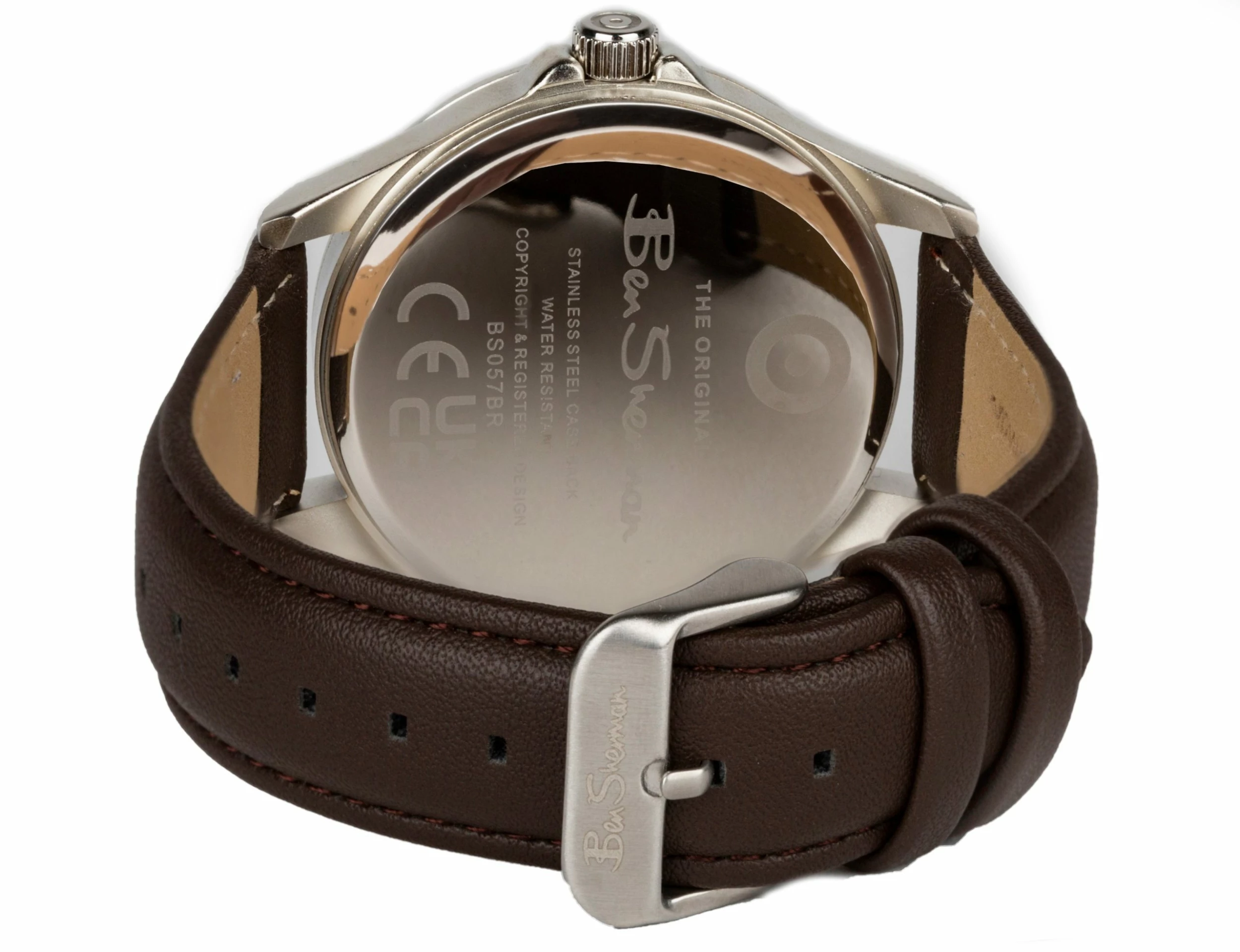 Men's Strap Watch, 41mm - Brown/Grey/Silver 3 Men's Strap Watch, 41mm - Brown/Grey/Silver - Image 3