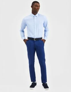 Custom Performance Houndstooth Shirt - Light Blue -clothing Shop BS1000LS LIGHTBLUE 0361 078040fa 30cc 4549 bf57 8d92e5f2b772