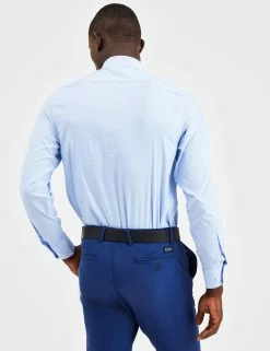 Custom Performance Houndstooth Shirt - Light Blue -clothing Shop BS1000LS LIGHTBLUE 0412 d7db383d 4170 478a 9585 05b52dcaf167