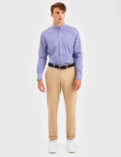 Custom Performance Gingham Shirt - Indigo -clothing Shop BS101LS NAVY 1297 b6a25a3e 36d2 4085 9624 2bc0c552be24