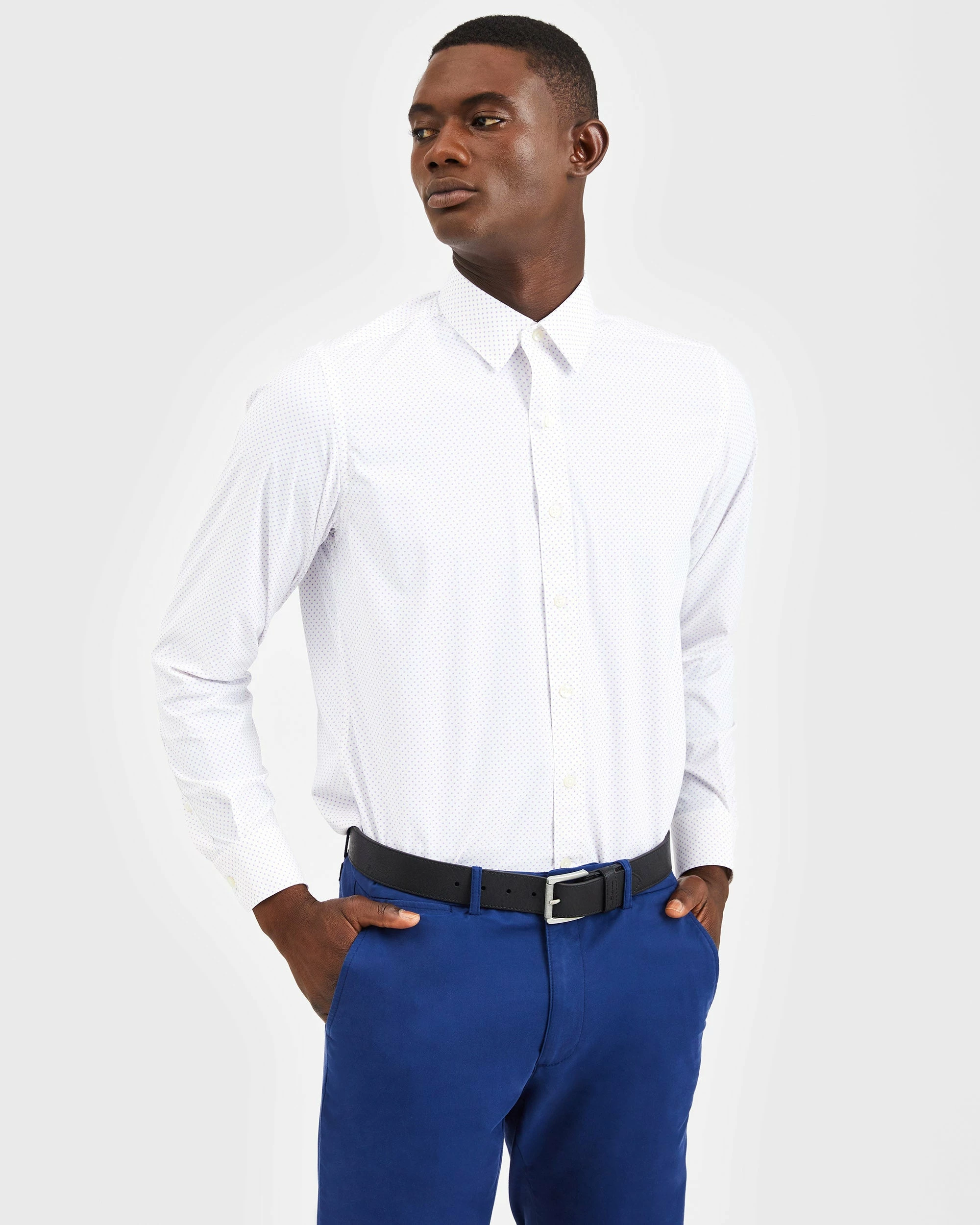 Custom Performance Organic Geo Print Shirt - Purple 3 Custom Performance Organic Geo Print Shirt - Purple - Image 3