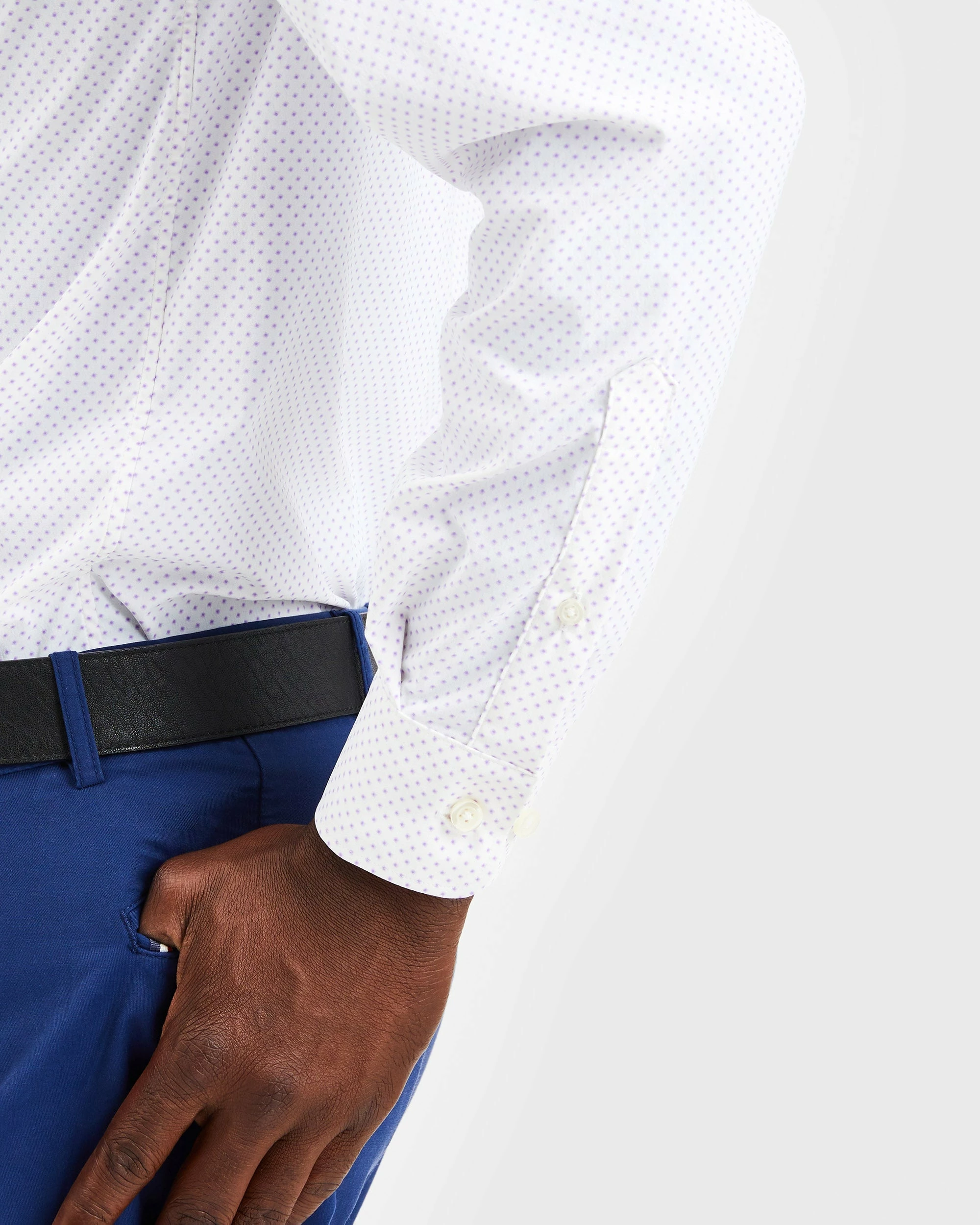 Custom Performance Organic Geo Print Shirt - Purple 7 Custom Performance Organic Geo Print Shirt - Purple - Image 7