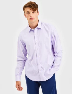 Custom Performance Houndstooth Shirt - Purple 13 Custom Performance Houndstooth Shirt - Purple -clothing Shop BS104LS PURPLE 1569 ffa549db ef23 44d1 b793 4f448327a718