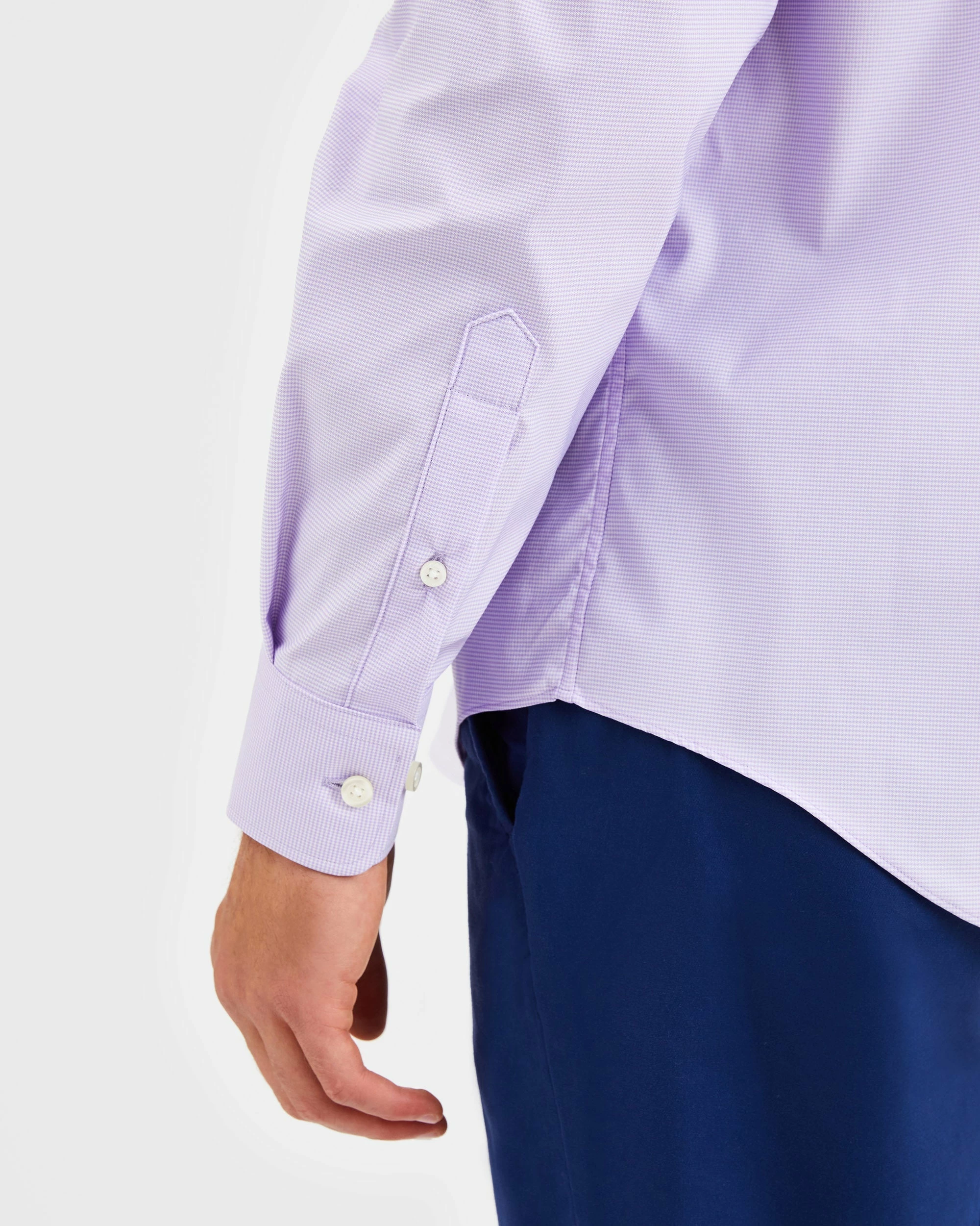 Custom Performance Houndstooth Shirt - Purple 6 Custom Performance Houndstooth Shirt - Purple - Image 6