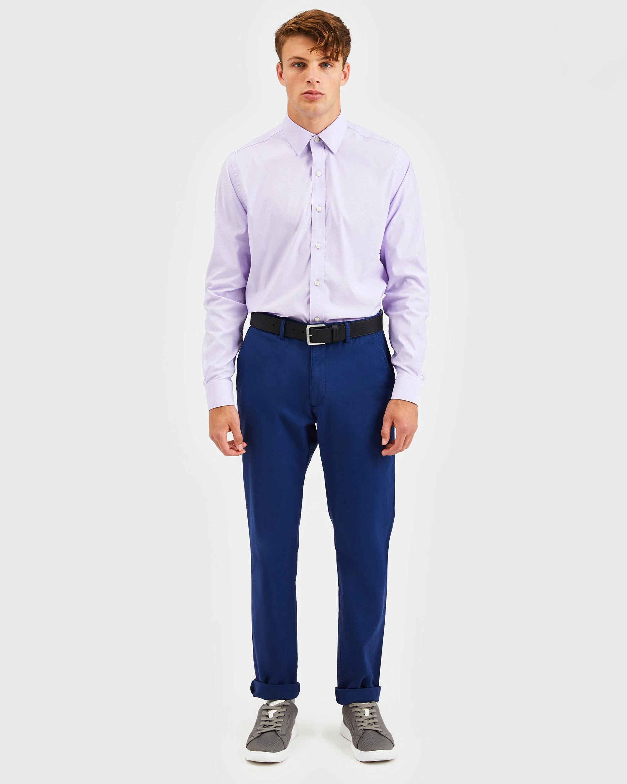 Custom Performance Houndstooth Shirt - Purple 8 Custom Performance Houndstooth Shirt - Purple - Image 8