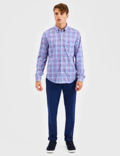 Custom Performance Gingham Shirt - Multi Blue & Purple 15 Custom Performance Gingham Shirt - Multi Blue & Purple -clothing Shop BS105LS LIGHTBLUE 1623 d9138020 dac3 4a03 ae83 6dc3a4896952