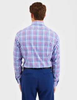 Custom Performance Gingham Shirt - Multi Blue & Purple 16 Custom Performance Gingham Shirt - Multi Blue & Purple -clothing Shop BS105LS LIGHTBLUE 1675 77db2195 f30c 4c4c b24f ccaeff933664