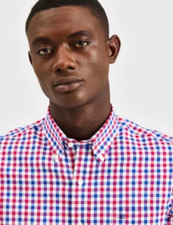 Custom Heritage Gingham Check Shirt - Red 5 Custom Heritage Gingham Check Shirt - Red -clothing Shop BS111SS RED 0320 2a5d6842 e901 4603 a9f4 a2c81f344385
