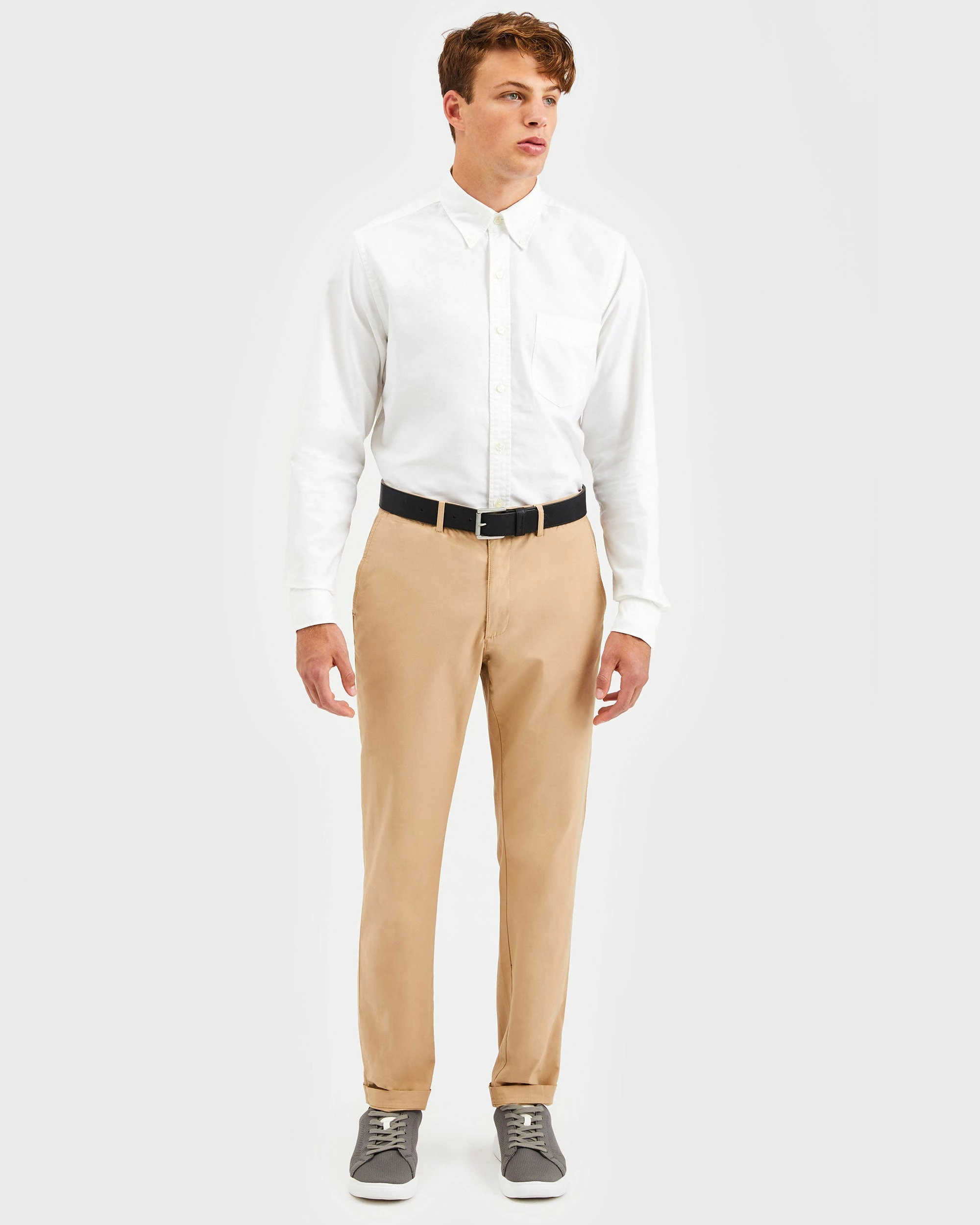 Custom Brighton Oxford Organic Shirt - White 4 Custom Brighton Oxford Organic Shirt - White - Image 4