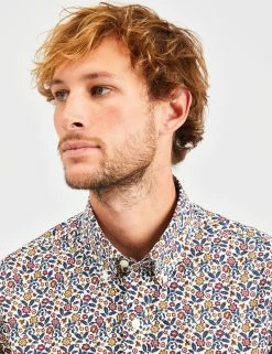 Custom British Floral Shirt - Dark Blue 5 Custom British Floral Shirt - Dark Blue -clothing Shop BS148 DarkBlue 0003 fefd3a58 364b 40e1 a32f 02091ccd4d3d