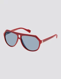 Ben Polarized Eco-Green Sunglasses - Red