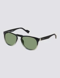 Charles Polarized Eco-Green Sunglasses - Black Fade