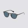 Grove Polarized Round Eco Sunglasses - Grey