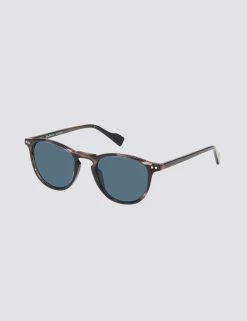 Grove Polarized Round Eco Sunglasses - Grey