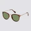 Hugo Polarized Eco-Green Sunglasses - Tortoise