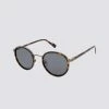 Manchester Polarized Round Eco Sunglasses - Brown