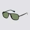 Max Polarized Eco-Green Sunglasses - Black