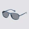 Max Polarized Eco-Green Sunglasses - Translucent Navy