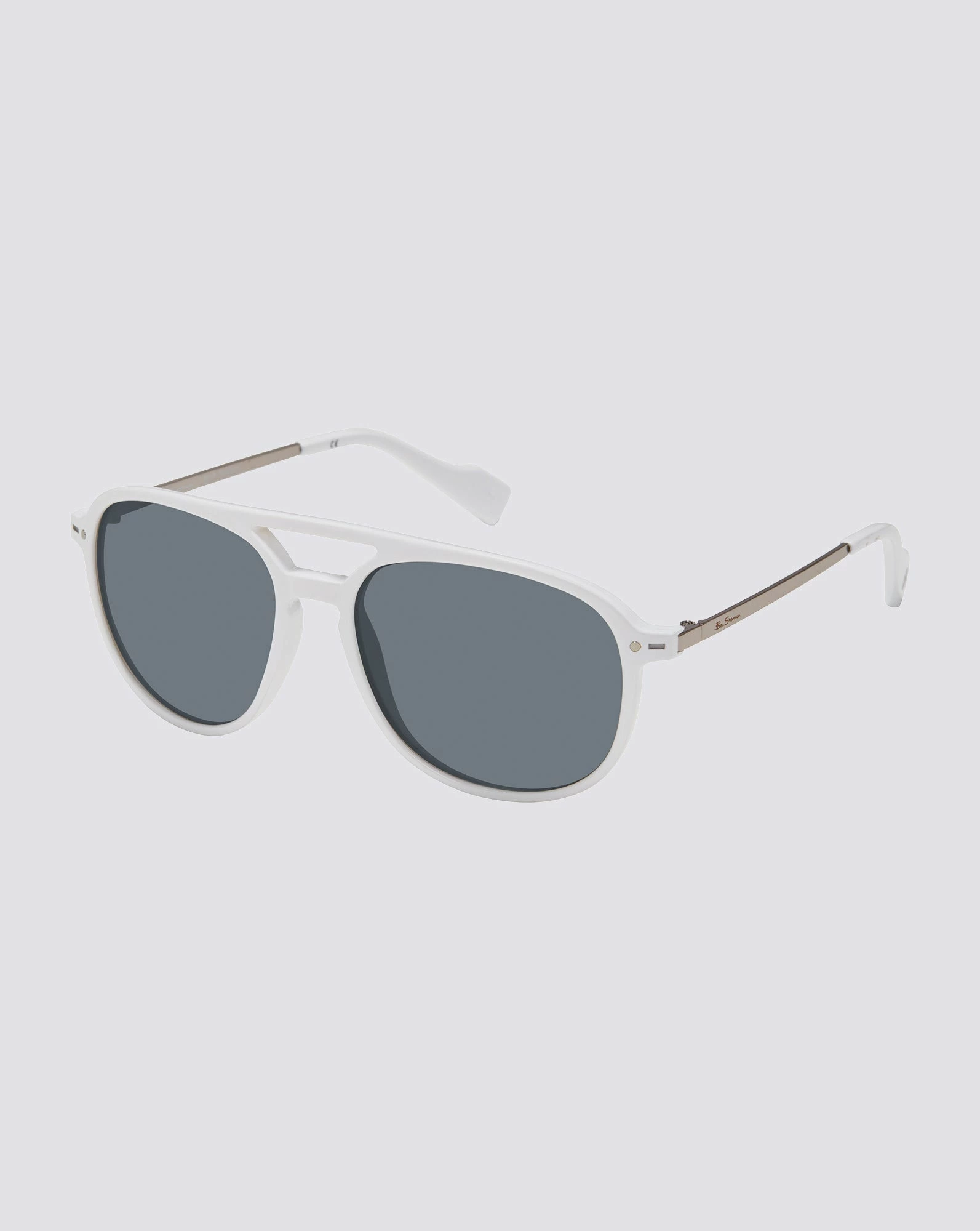 Reggie Polarized Eco-Green Sunglasses - White 1 Reggie Polarized Eco-Green Sunglasses - White