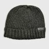Men's Ribbed Knit Beanie - Grey