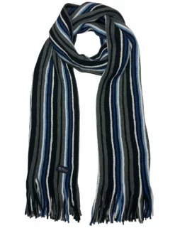 Men's Rochelle Knit Scarf - Navy Blazer/Odyssey Grey/True Blue/Bright White