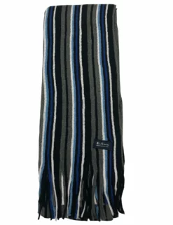 Men's Rochelle Knit Scarf - Navy Blazer/Odyssey Grey/True Blue/Bright White -clothing Shop BSS170 3 edit