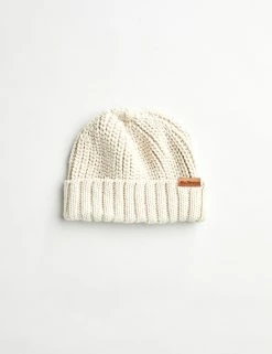 Men's Knit Hat - Cream