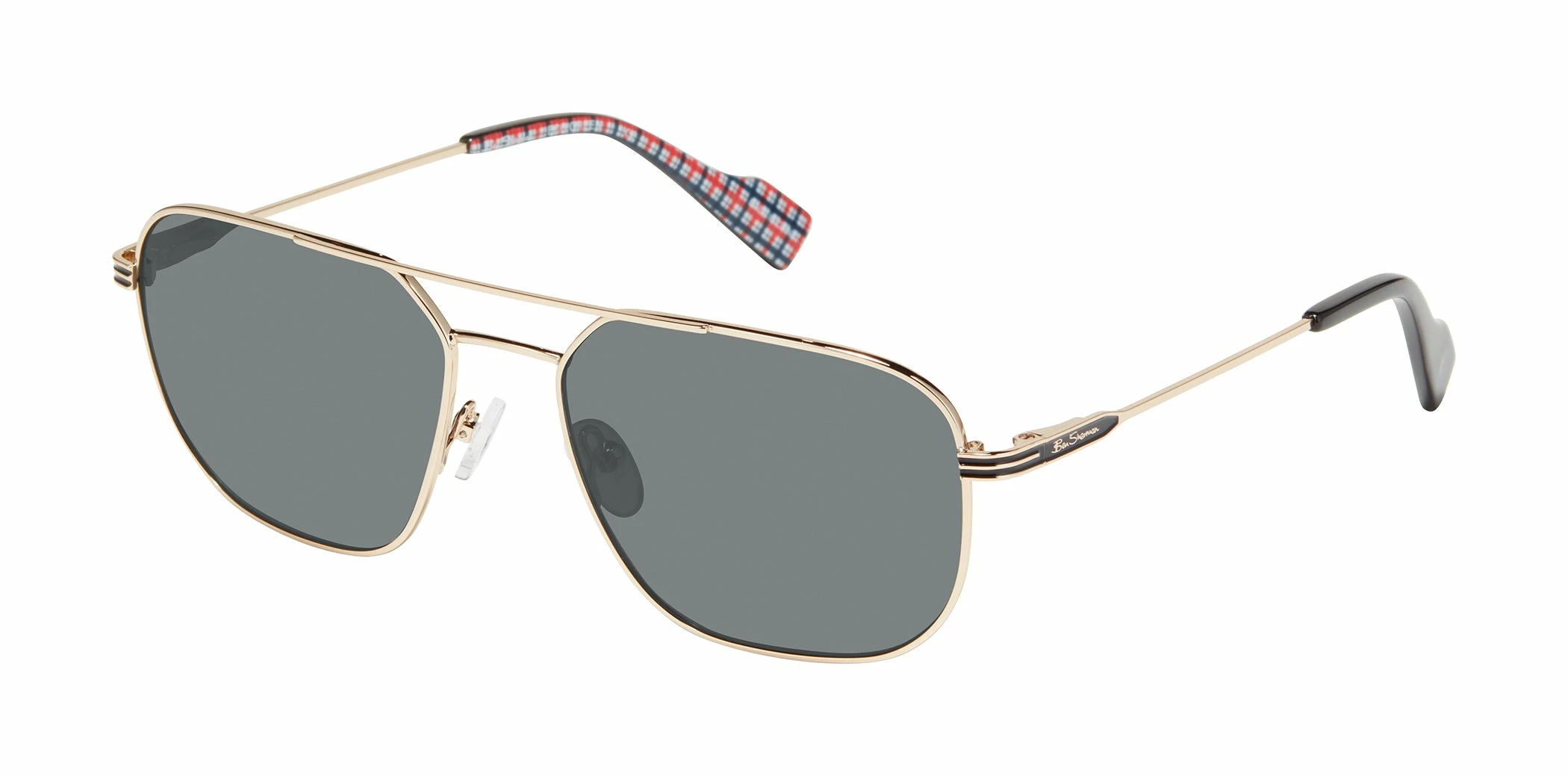 St. Johns Polarized Square Eco Sunglasses - Gold 2 St. Johns Polarized Square Eco Sunglasses - Gold - Image 2