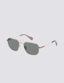 St. Johns Polarized Square Eco Sunglasses - Gold