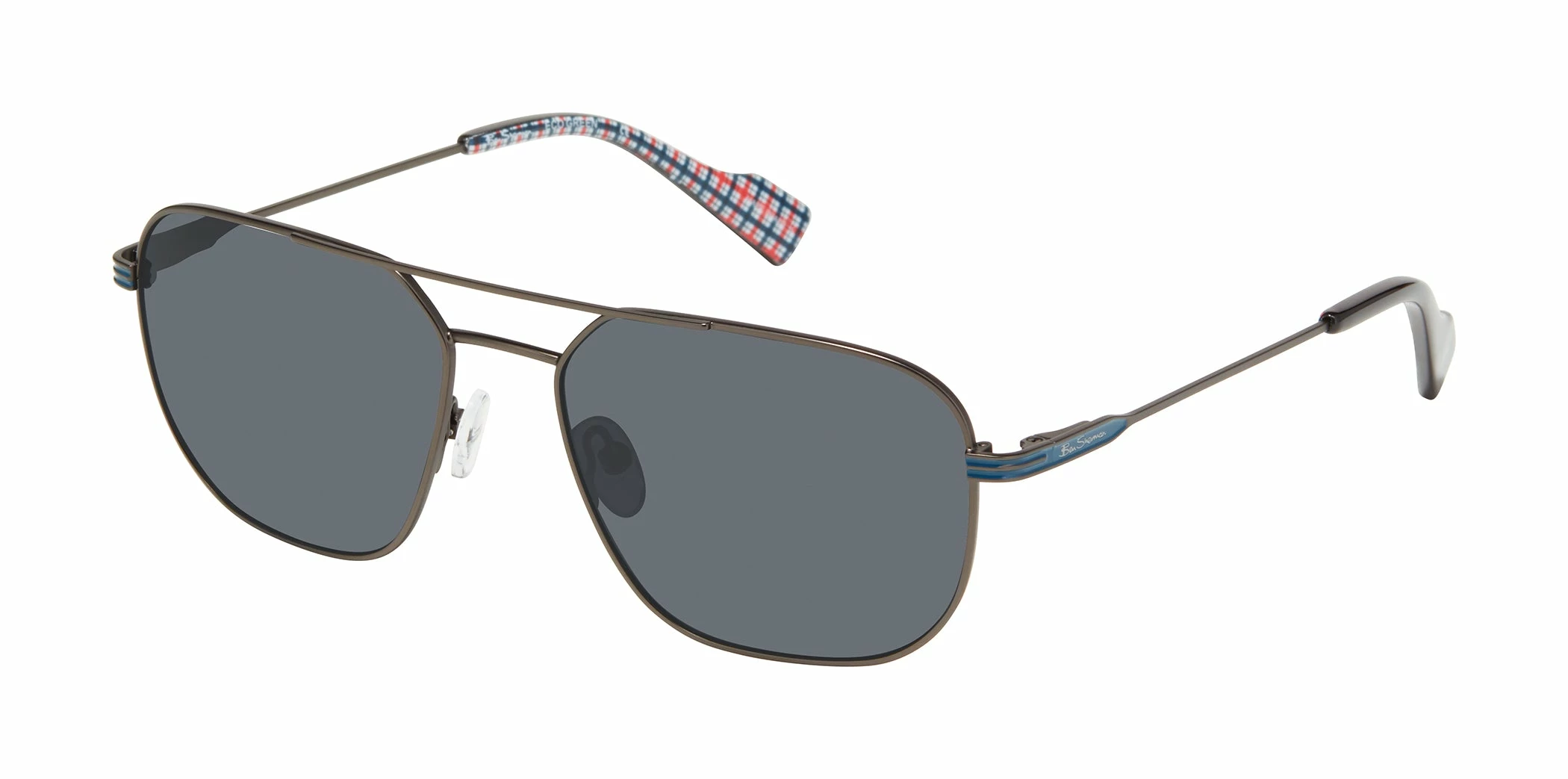 St. Johns Polarized Square Eco Sunglasses - Dark Grey 2 St. Johns Polarized Square Eco Sunglasses - Dark Grey - Image 2