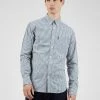 Signature Long-Sleeve Gingham Shirt - Persian Blue