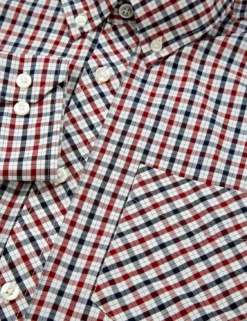 Signature Long-Sleeve House Check Shirt - Red
