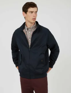 Signature Harrington Jacket - Dark Navy