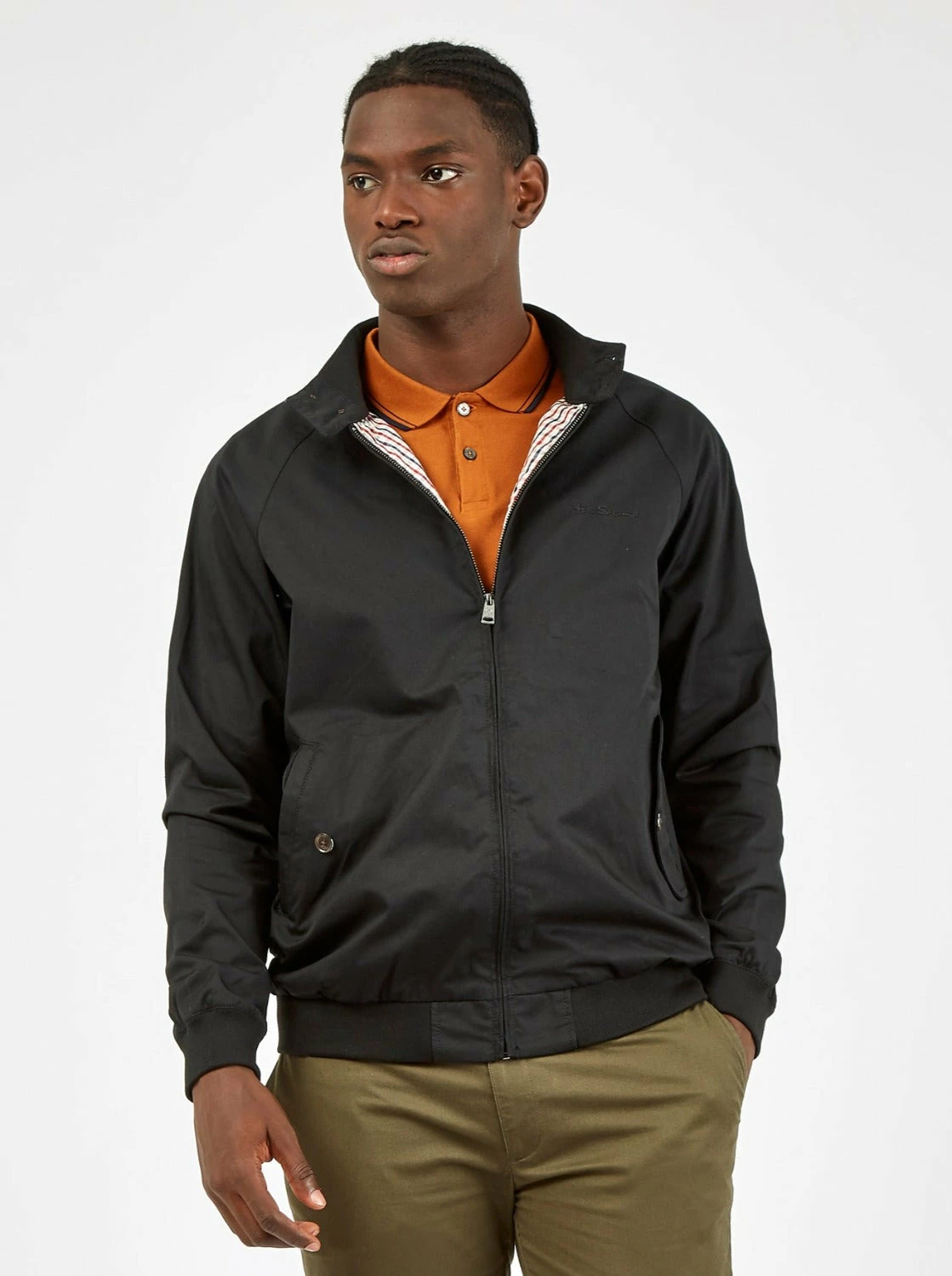 Signature Harrington Jacket - Black 1 Signature Harrington Jacket - Black