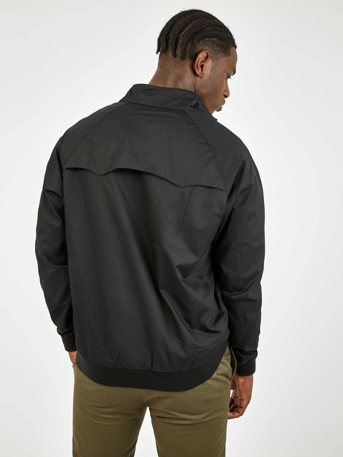 Signature Harrington Jacket - Black 2 Signature Harrington Jacket - Black - Image 2