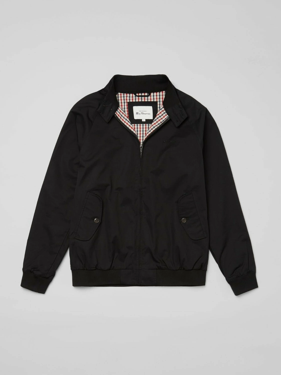 Signature Harrington Jacket - Black 8 Signature Harrington Jacket - Black - Image 8