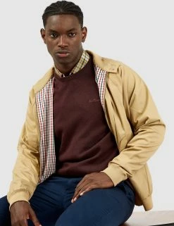 Signature Harrington Jacket - Sand