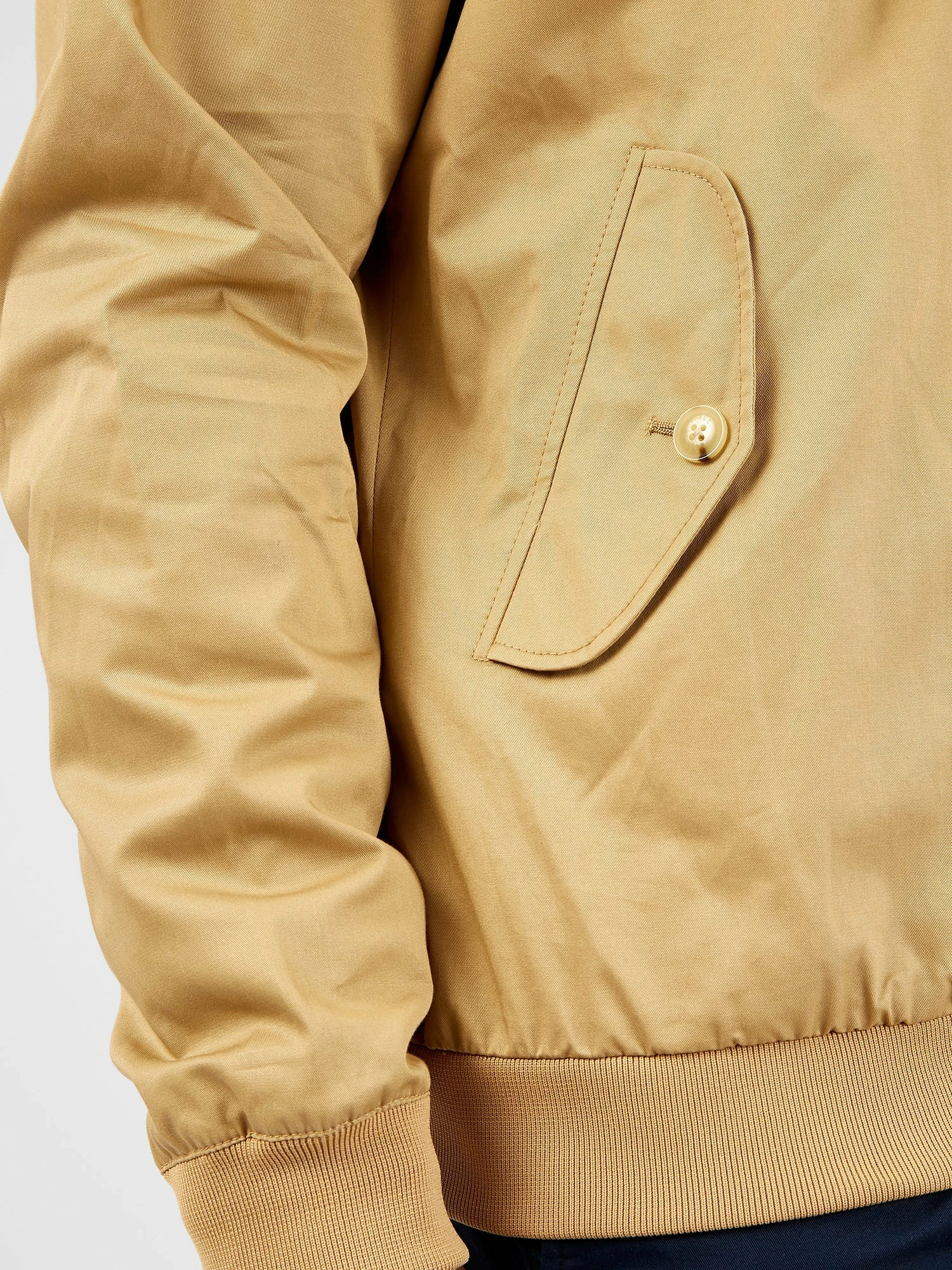 Signature Harrington Jacket - Sand 8 Signature Harrington Jacket - Sand - Image 8