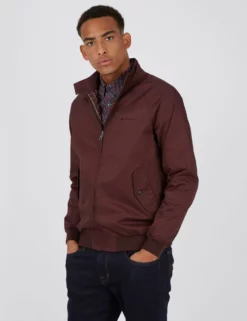 Signature Harrington Jacket - Bordeaux