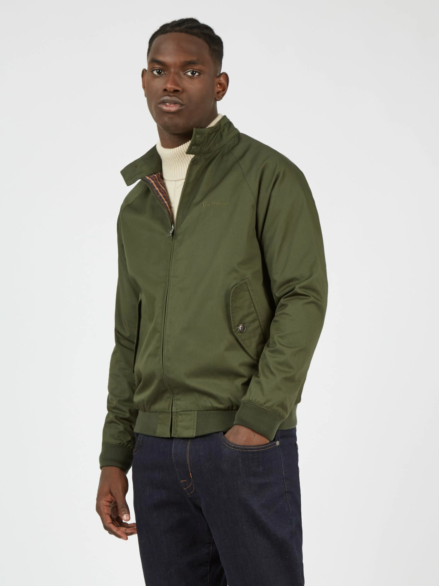 Signature Harrington Jacket - Deep Jungle 1 Signature Harrington Jacket - Deep Jungle