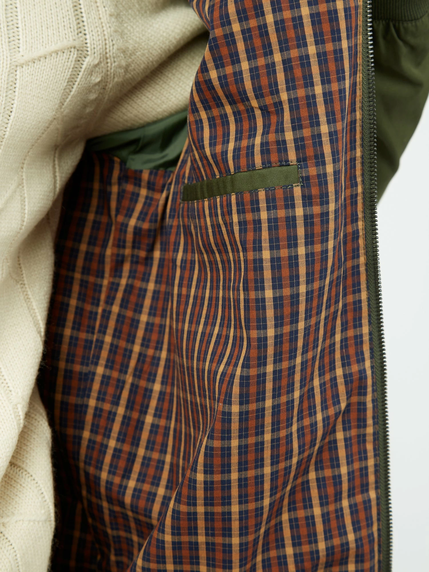 Signature Harrington Jacket - Deep Jungle 3 Signature Harrington Jacket - Deep Jungle - Image 3