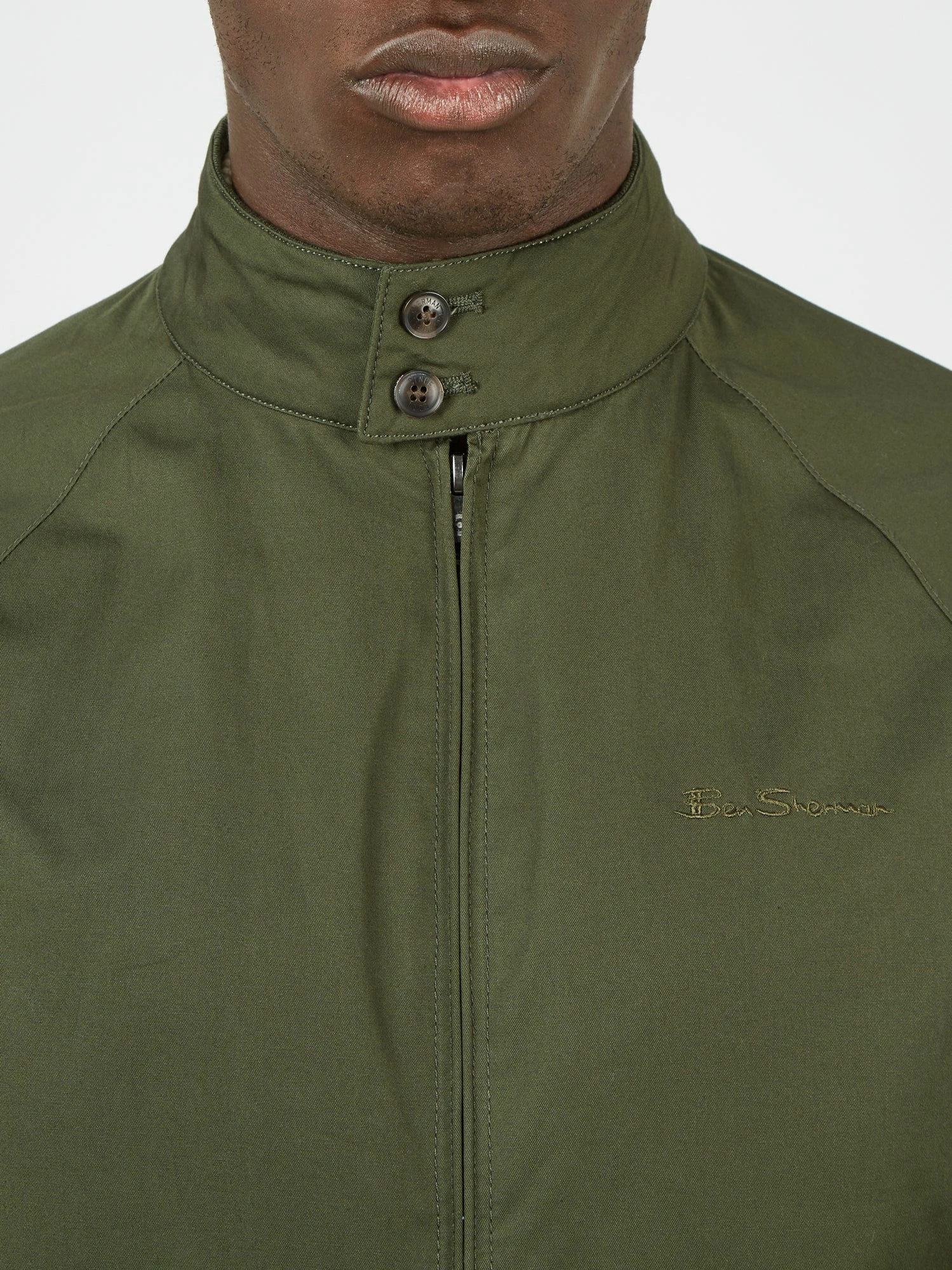 Signature Harrington Jacket - Deep Jungle 4 Signature Harrington Jacket - Deep Jungle - Image 4
