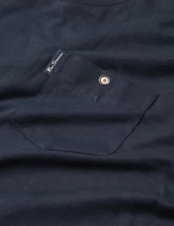 Organic Cotton Signature Pocket Tee - Dark Navy -clothing Shop BS 0059326 025 F