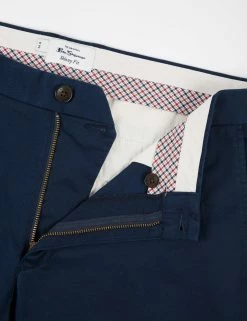 Signature Skinny Stretch Chino Pant - Dark Navy -clothing Shop BS 0065089 025 F