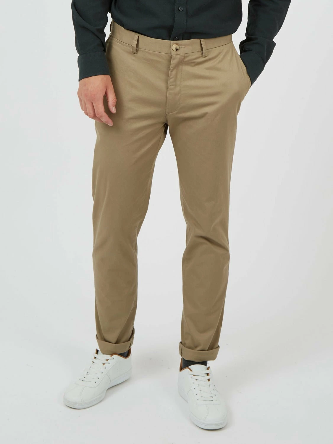 Signature Skinny Stretch Chino Pant - Stone 1 Signature Skinny Stretch Chino Pant - Stone