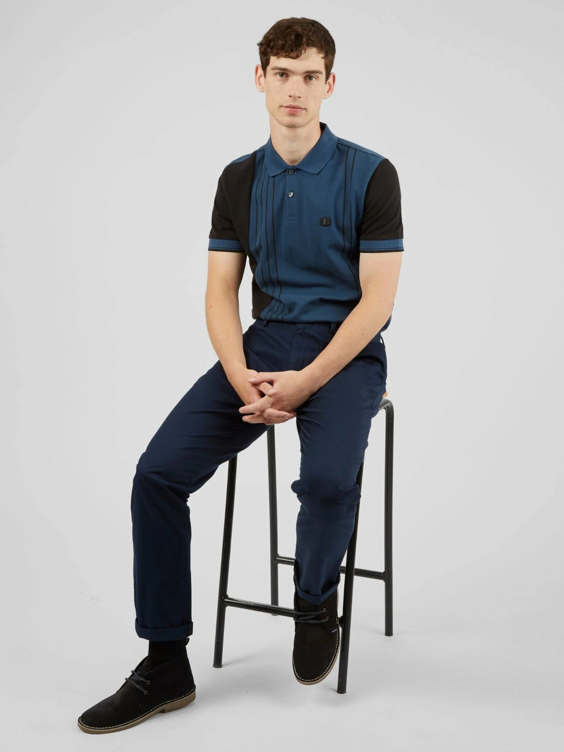Signature Slim Stretch Chino Pant - Dark Navy 3 Signature Slim Stretch Chino Pant - Dark Navy - Image 3