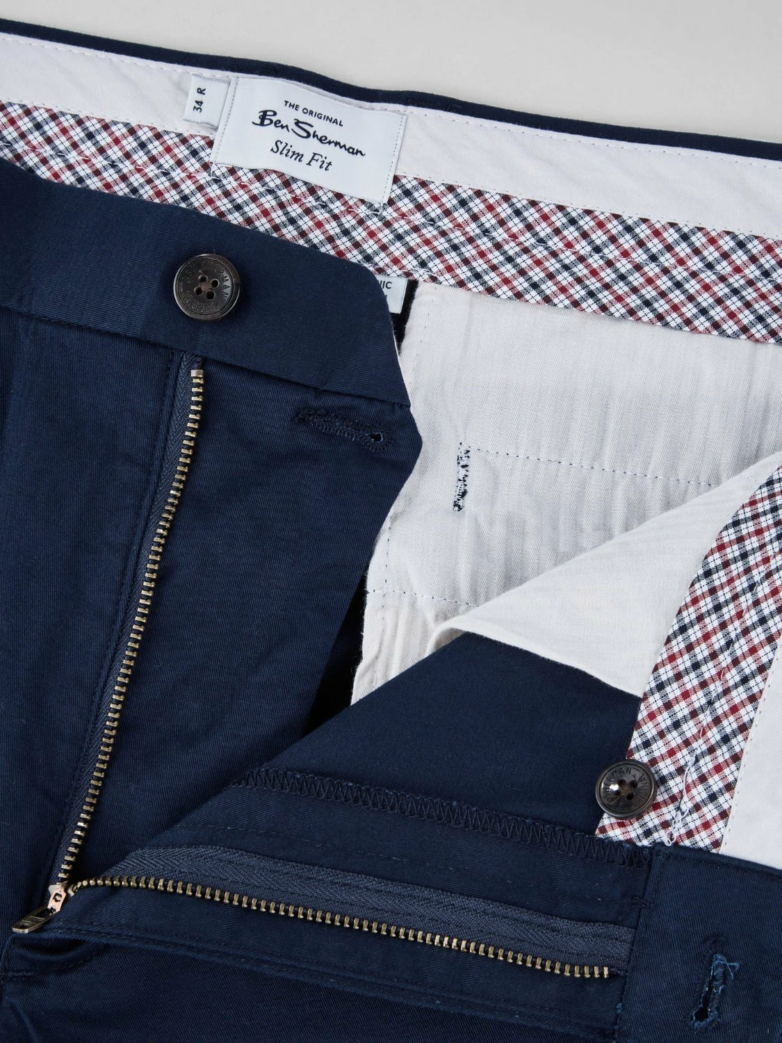 Signature Slim Stretch Chino Pant - Dark Navy 5 Signature Slim Stretch Chino Pant - Dark Navy - Image 5