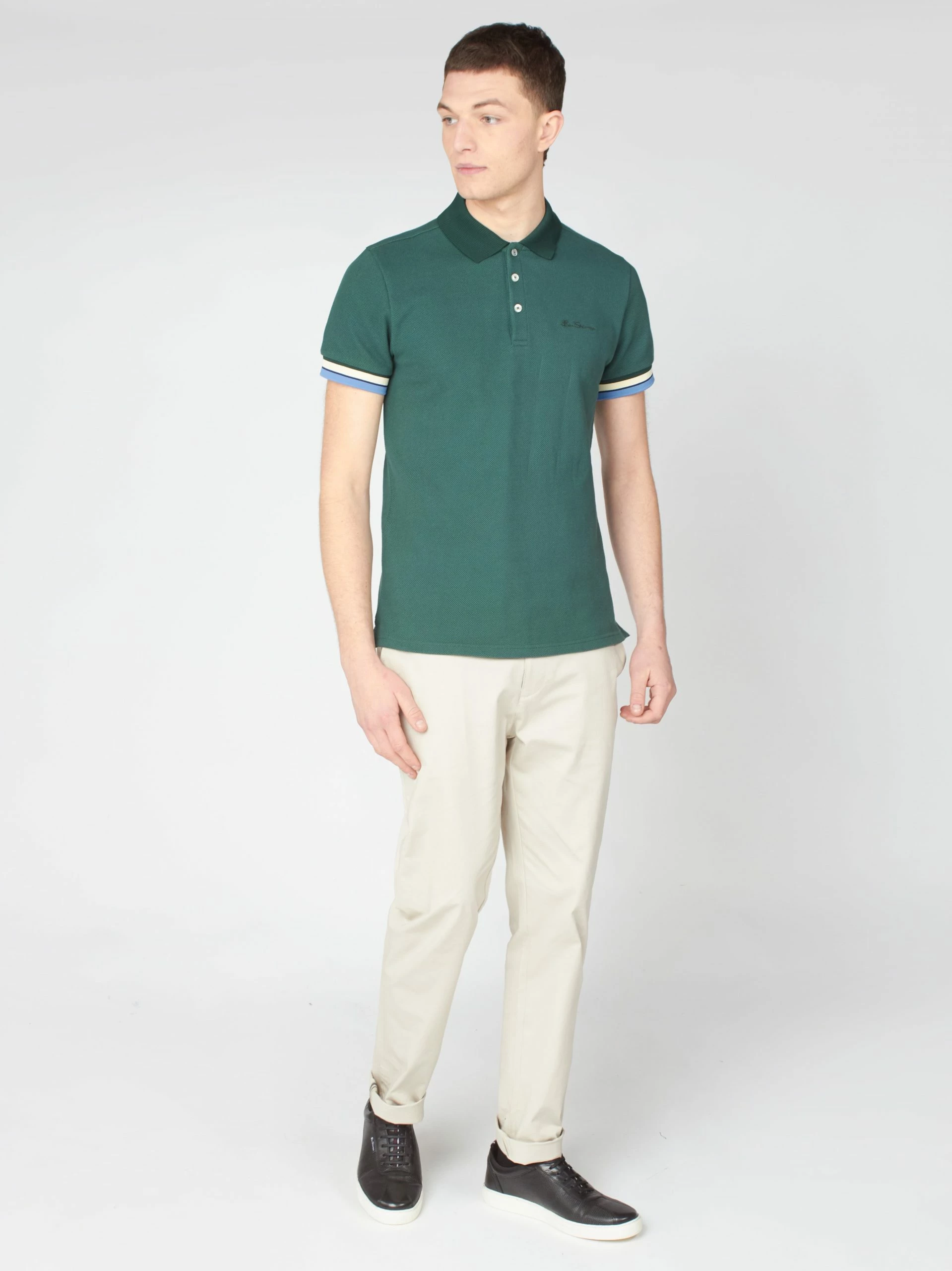 Signature Slim Stretch Chino Pant - Putty 5 Signature Slim Stretch Chino Pant - Putty - Image 5